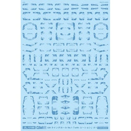 GM-775 1/100 GM ラインデカール No.1「with コーション」#1グレイッシュブルー