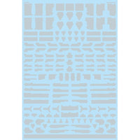 GM-797 1/100 GMコーションデカールNo.9「オペレーションテキスト#1」クリア&ネオンファイアレッド