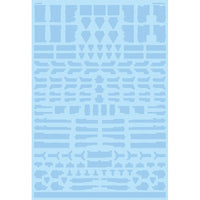 GM-798 1/100 GMコーションデカールNo.9「オペレーションテキスト#1」クリア&ネオンスプラッシュブルー