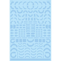 GM-801 1/100 GMコーションデカールNo.10「オペレーションテキスト#2」クリア&ネオンスプラッシュブルー