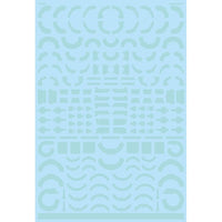 GM-802 1/100 GMコーションデカールNo.10「オペレーションテキスト#2」クリア&ネオンジュエルグリーン