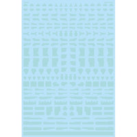 GM-805 1/144 GMコーションデカールNo.11「オペレーションテキスト#1」クリア&ネオンジュエルグリーン