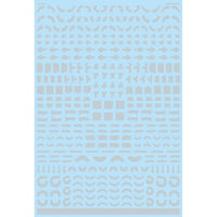 GM-806 1/144 GMコーションデカールNo.12「オペレーションテキスト#2」クリア&ネオンファイアレッド