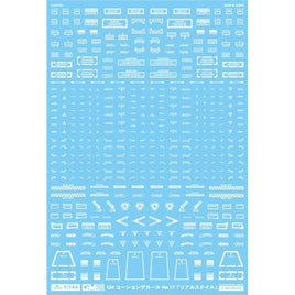 GM-818 1/144 GM コーションデカール No.17「リアルスタイル」ホワイト