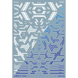 GM-846 1/100 GM ラインデカール No.15「フェーズシフト-dp-」ホワイト&ネオンブルー