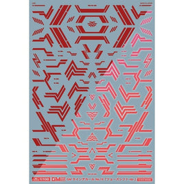 GM-847 1/100 GM ラインデカール No.15「フェーズシフト-dp-」レッド&ネオンレッド