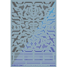 GM-848 1/144 GM ラインデカール No.16「フェーズシフト-dp-」ダークグレー&ネオンブルー
