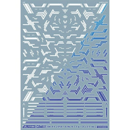 GM-849 1/144 GM ラインデカール No.16「フェーズシフト-dp-」ホワイト&ネオンブルー