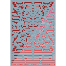 GM-850 1/144 GM ラインデカール No.16「フェーズシフト-dp-」レッド&ネオンレッド