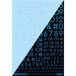 GM-885 1/100 GM ナンバーデカール No.6「フューチャー・ナンバーズ〔ベーシック〕」クリア&ネオンスプラッシュブルー【初回限定生産】
