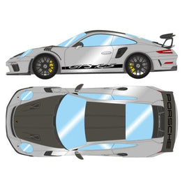 EML072B EIDOLON 1/18 Porsche 911 (991.2) GT3 RS Weissach Package 2018 GTシルバーメタリック