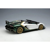 EML079A EIDOLON 1/18 Aventador SVJ Roadster 2020 Ad Personam 2 tone paint パールホワイト/ヴェルデハイドラ