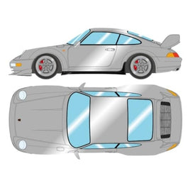 EML095E EIDOLON 1/18 Porsche 911 (993) Carrera RS 1995 (Japan Ver.) シルバー