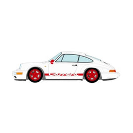 VM122N VISION 1/43 Porsche 911 (964) Carrera RS 1992 ホワイト/レッドストライプ