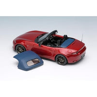 EM764C EIDOLON 1/43 Mazda Roadster (ND) '990S' 2022 ソウルレッドクリスタルメタリック