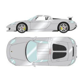 EM567A EIDOLON 1/43 Porsche Carrera GT 2004 Rear wing up GTシルバー