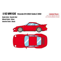 VM113G VISION 1/43 Porsche 911 (993) Turbo S 1996 ガーズレッド