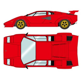 EM432M EIDOLON 1/43 Lamborghini Countach LP400S 1980 with Rear wing レッド(タンインテリア)