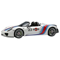 EML089A EIDOLON 1/18 Porsche 918 Spyder Weissach package 2011 Martini stripe ホワイト(マルティニストライプ)