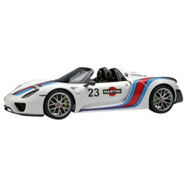 EML089A EIDOLON 1/18 Porsche 918 Spyder Weissach package 2011 Martini stripe ホワイト(マルティニストライプ)