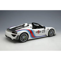 EML089A EIDOLON 1/18 Porsche 918 Spyder Weissach package 2011 Martini stripe ホワイト(マルティニストライプ)