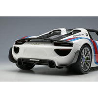 EML089A EIDOLON 1/18 Porsche 918 Spyder Weissach package 2011 Martini stripe ホワイト(マルティニストライプ)