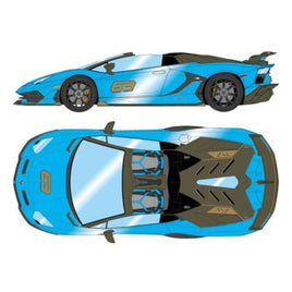 EML030H EIDOLON 1/18 Lamborghini Aventador SVJ 63 Roadster 2019 ブルーセフェウス