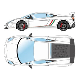 EM670C EIDOLON 1/43 Lamborghini Gallardo LP570-4 Squadra Corse 2014 ビアンコモルセルス