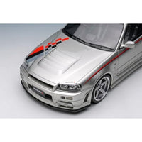 EML135A EIDOLON 1/18 NISSAN SKYLINE GT-R (BNR34 NISMO R-tune Version) 2004