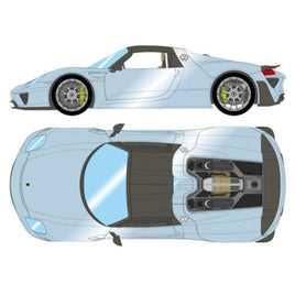 EM569G EIDOLON 1/43 Porsche 918 Spyder weissach package 2011 リキッドメタルクロームブルー