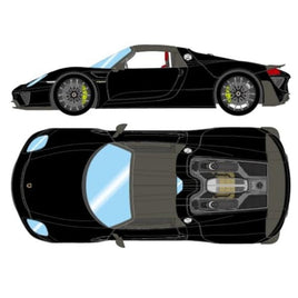 EM569I EIDOLON 1/43 Porsche 918 Spyder weissach package 2011 バサルトブラックメタリック