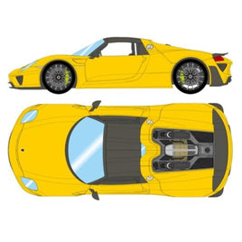 EM569J EIDOLON 1/43 Porsche 918 Spyder weissach package 2011 シグナルイエロー
