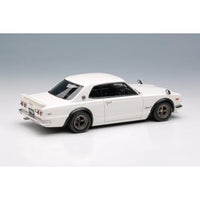 VM244B VISION 1/43 Nissan Skyline 2000GT-R (KPGC10) with Spoiler (NISSAN Works wheel) ホワイト