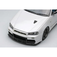 EM681A EIDOLON 1/43 BUILT BY LEGENDS Mine's Skyline GT-R(BNR34) シラナミホワイト
