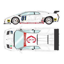 EM785F EIDOLON 1/43 Lamborghini Diablo SVR Racing 1996 ホワイト/ランボルギーニロゴ