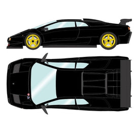 EM785I EIDOLON 1/43 Lamborghini Diablo SVR Racing 1996 ブラック