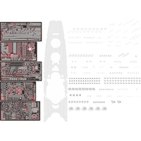 BELBV350903UP ベリーファイア 1/350 日本海軍 戦艦武蔵 昭和十九年 捷一号作戦用ディテールパーツセット