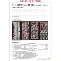 VFM350909AD ベリーファイア 1/350 米海軍 戦艦 ミズーリ(BB-63)アドバンスド版