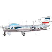 CPU72054 クリアープロップ! 1/72 F-86A セイバー