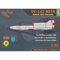 CPU3505 クリアープロップ! 1/35 Tu-143 レーイス 無人偵察機 フィルムカメラ装備型
