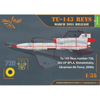 CPU3505 クリアープロップ! 1/35 Tu-143 レーイス 無人偵察機 フィルムカメラ装備型