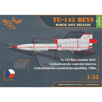 CPU3505 クリアープロップ! 1/35 Tu-143 レーイス 無人偵察機 フィルムカメラ装備型