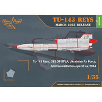 CPU3505 クリアープロップ! 1/35 Tu-143 レーイス 無人偵察機 フィルムカメラ装備型