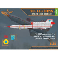 CPU3506 クリアープロップ! 1/35 Tu-143 レーイス 無人偵察機 TVカメラ装備型