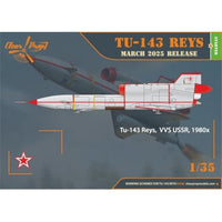 CPU3506 クリアープロップ! 1/35 Tu-143 レーイス 無人偵察機 TVカメラ装備型