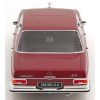 KKDC181215 KKscale 1/18 メルセデス 300 SEL 6.3 W109 1967-1972 レッドメタリック