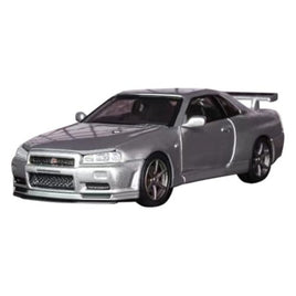 M63406 MOTORHELIX 1/64 日産 スカイライン GT-R (R34) V Spec II スパークリングシルバー