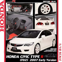 M85408 MOTORHELIX 1/18 ホンダ Civic Type R(FD2) 2007 Early Version CHAMPIONSHIP WHITE
