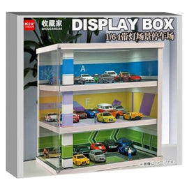 KW424 収蔵家 1/64 立体駐車場ディスプレイボックス (照明付き)