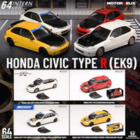 M65013 MOTORHELIX 1/64 Honda Civic Type R(EK9) Spoon- サンライトイエロー